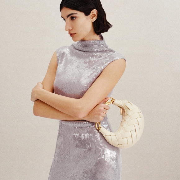 JW Pei Orla Weave Handbag - Cream White- BRAND NEW - Picture 12 of 13